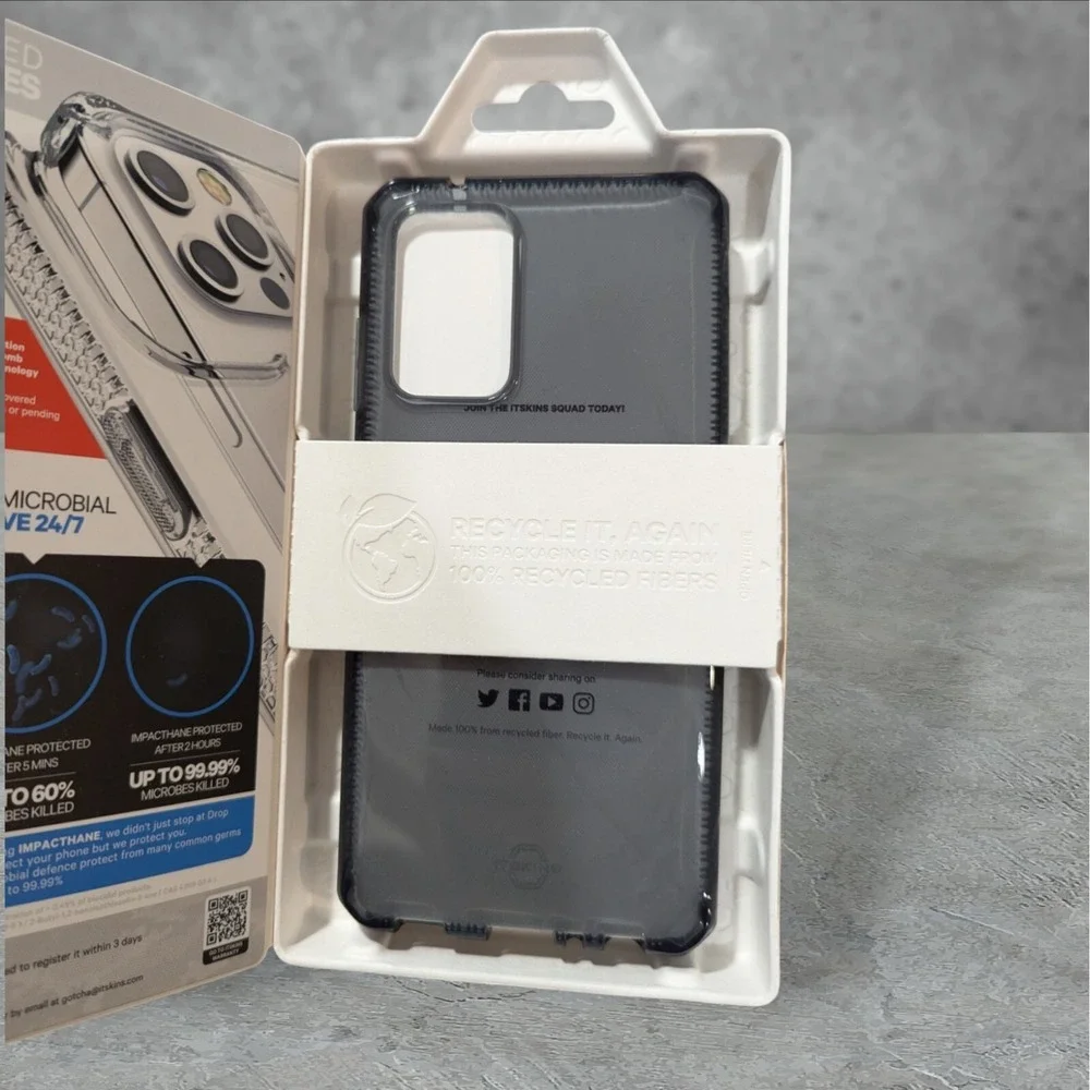 T2 Itskins Spectrum Clear‎ for Samsung Galaxy A72 4G / 5G Gray